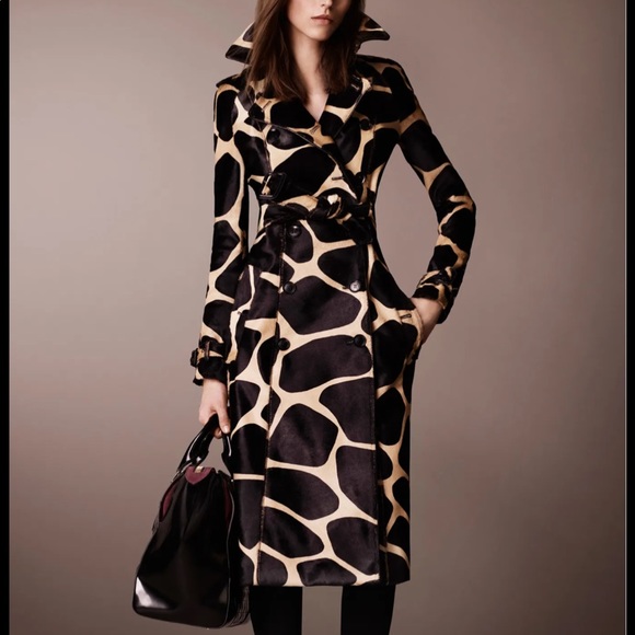 Burberry Jackets & Blazers - Rare, HTF Burberry Prorsum Pony/Calf Hair Leather Trench Coat Sz 48 IT, 6-8 US